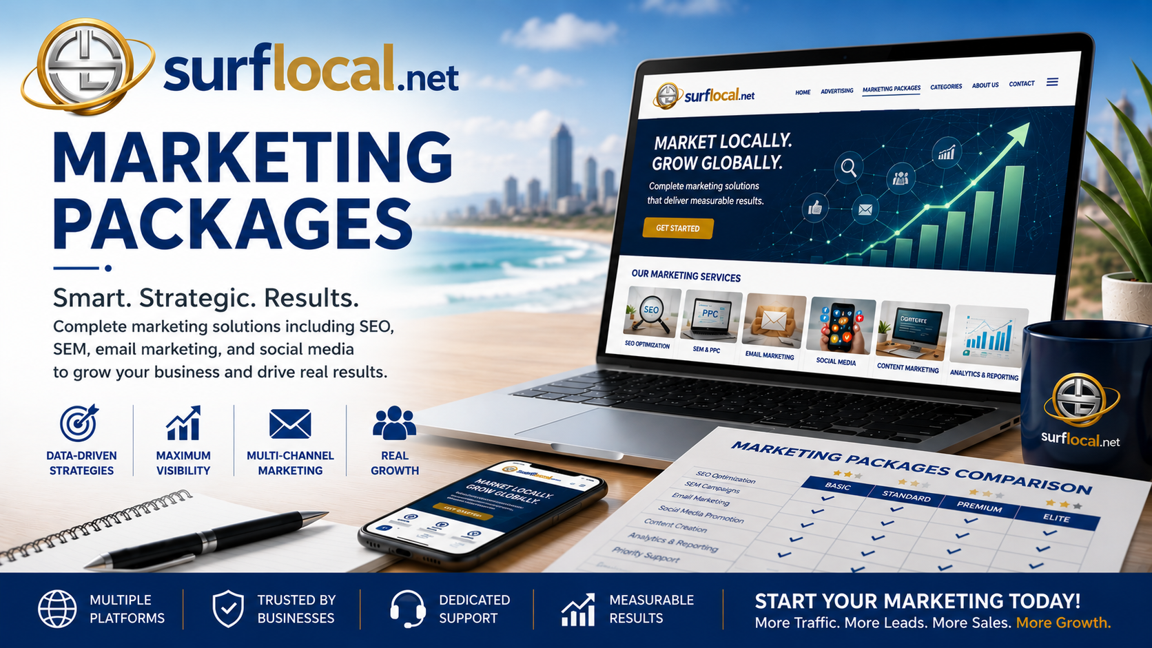 Surflocal 2026 marketing package overview